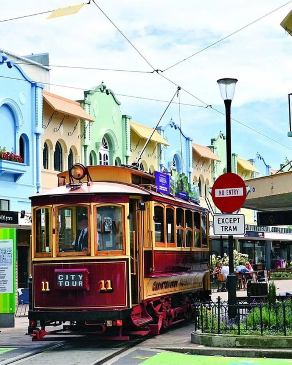 Christchurch tram on New Regent Street